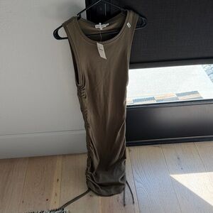 Good American Olive Midi Dress